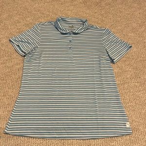 Green Striped Women’s Puma Golf Polo